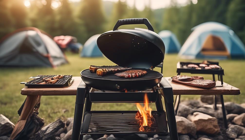 choosing charcoal grills for camping