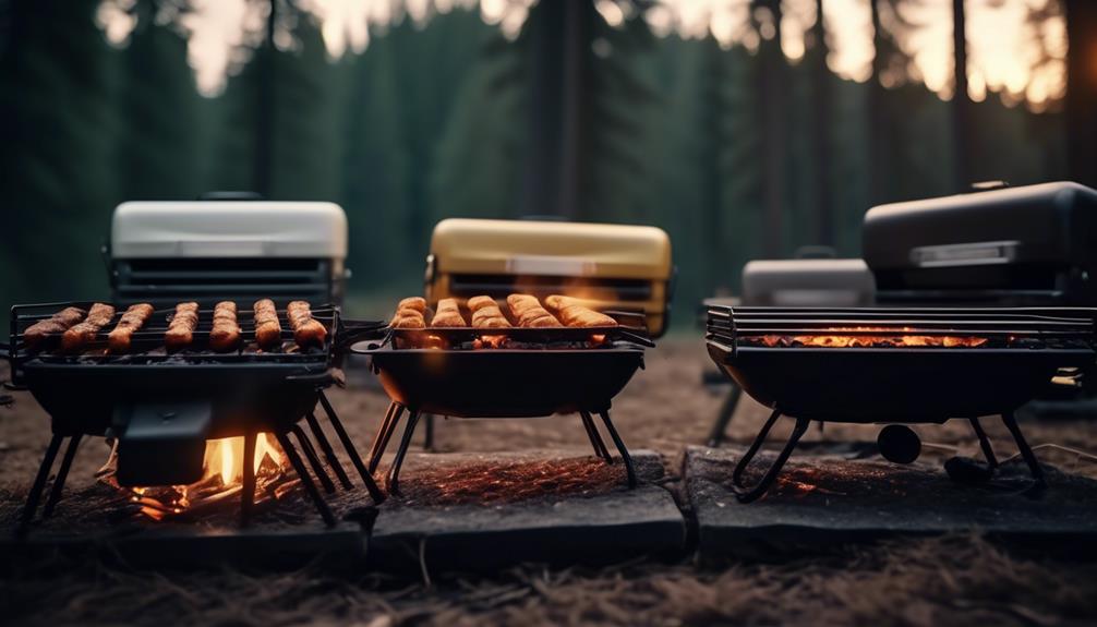 compact and portable camping grills