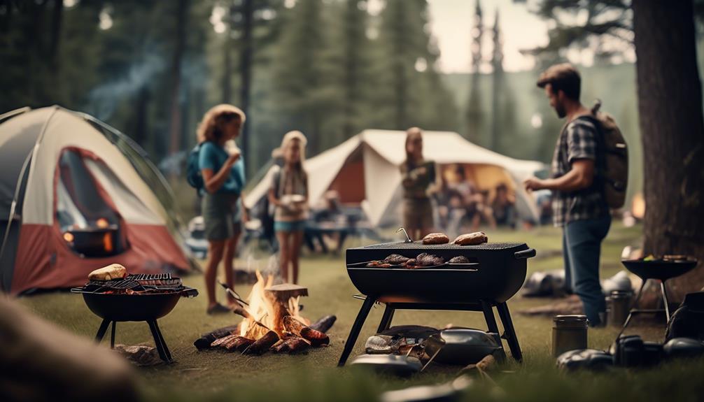 top charcoal grills for camping