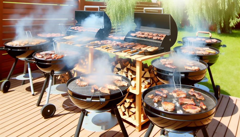 top charcoal grills for smoking
